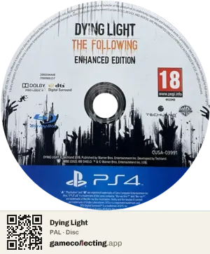 Dying Light PlayStation 4, PAL disc