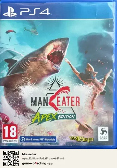 Maneater PlayStation 4, France box front