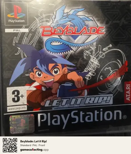 Beyblade: Let it Rip! PlayStation, PAL box front