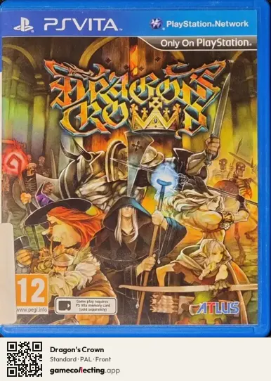 Dragon's Crown PlayStation Vita, PAL box front