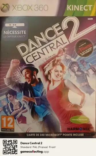 Dance Central 2 Xbox 360, France box front