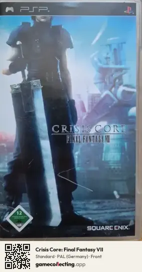 Crisis Core: Final Fantasy VII PlayStation Portable, Germany box front