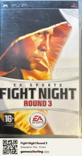 Fight Night Round 3 PlayStation Portable, PAL box front