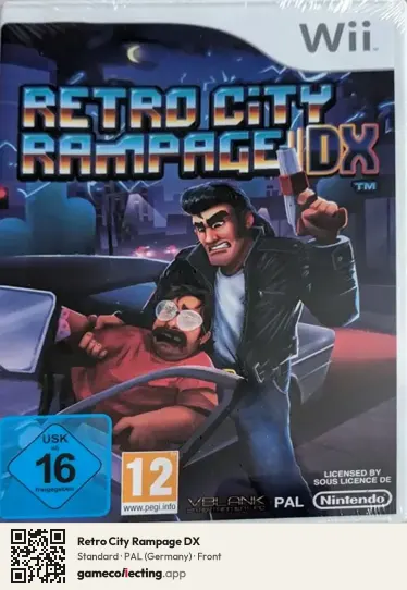 Retro City Rampage DX Nintendo Wii, Germany box front