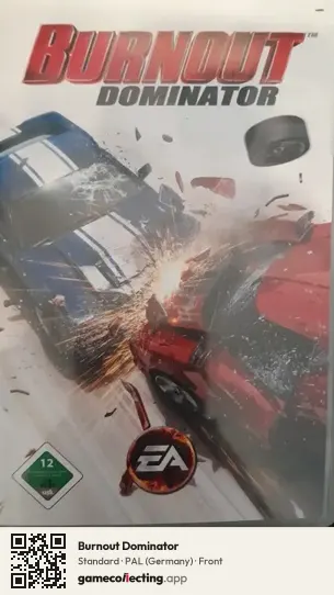 Burnout Dominator PlayStation Portable, Germany box front