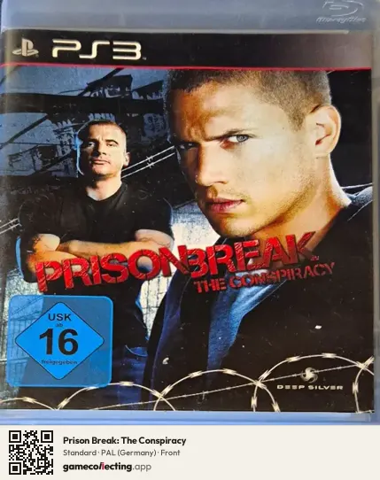 Prison Break: The Conspiracy PlayStation 3, Germany box front
