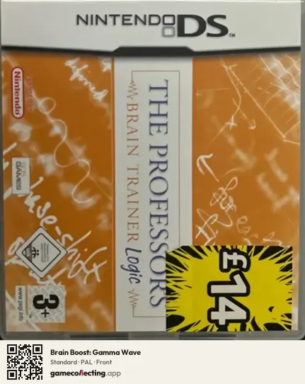 Brain Boost: Gamma Wave Nintendo DS, PAL box front