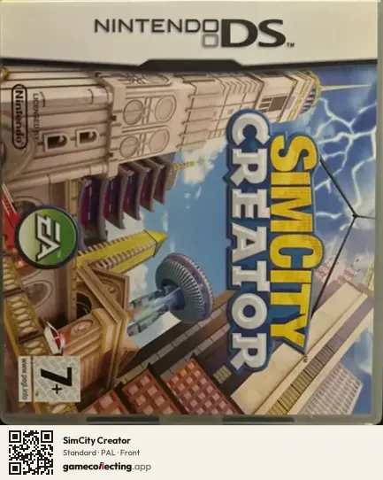 SimCity Creator Nintendo DS, PAL box front
