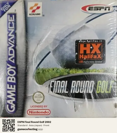 ESPN Final Round Golf 2002 Game Boy Advance, Asia box front