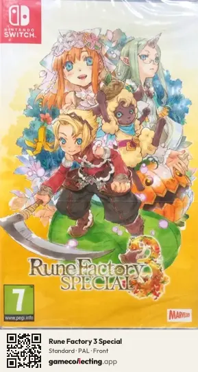 Rune Factory 3 Special Nintendo Switch, PAL box front