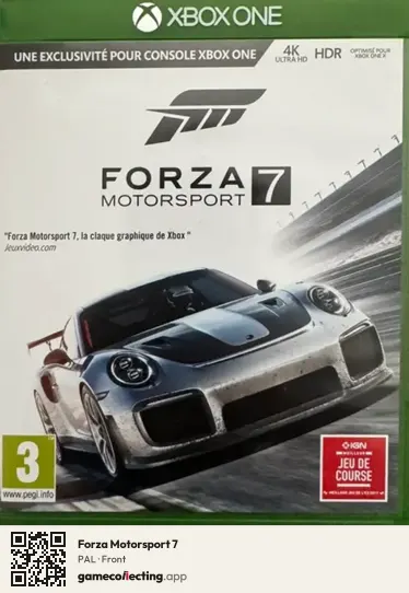 Forza Motorsport 7 Xbox One, PAL box front