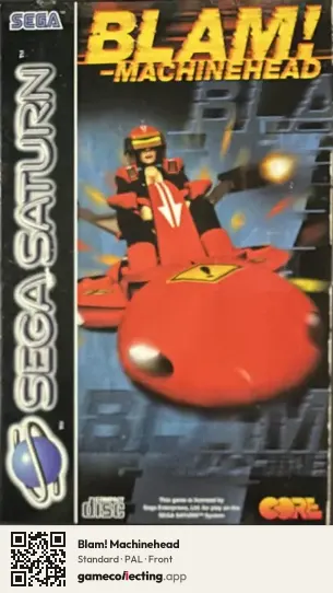 Blam! Machinehead Sega Saturn, PAL box front