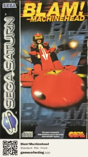 Blam! Machinehead Sega Saturn, PAL box front