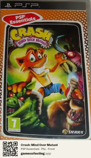 Crash: Mind Over Mutant PlayStation Portable, PAL box front