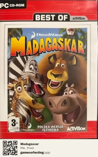 Madagascar Computer, PAL box front