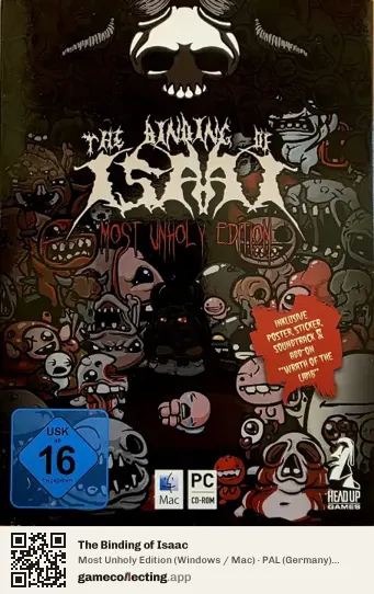 The Binding of Isaac Computer, Germany box front