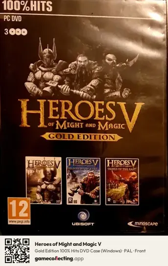 Heroes of Might and Magic V Computer, PAL box front