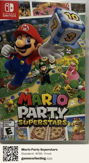 Mario Party Superstars Nintendo Switch, NTSC box front