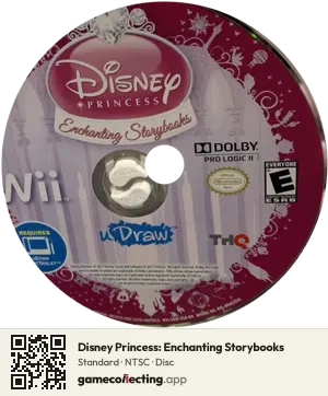 Disney Princess: Enchanting Storybooks Nintendo Wii, NTSC disc