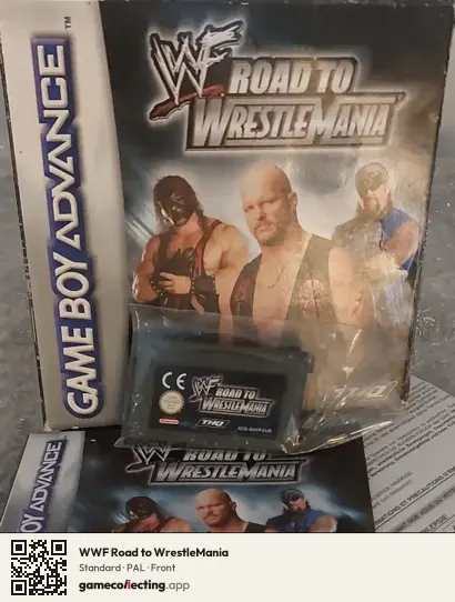 WWF Road to WrestleMania Game Boy Advance, PAL box front