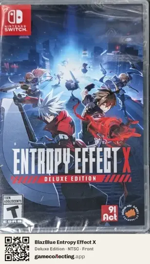 BlazBlue Entropy Effect X Nintendo Switch, NTSC box front