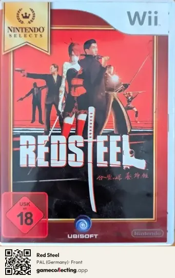 Red Steel Nintendo Wii, Germany box front