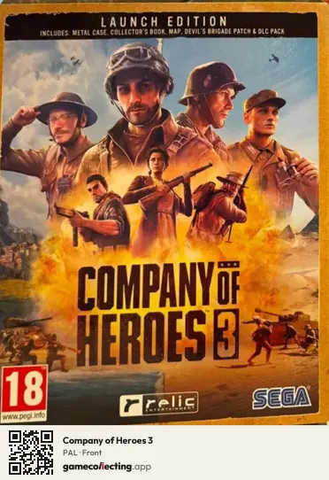 Company of Heroes 3 Computer, PAL box front