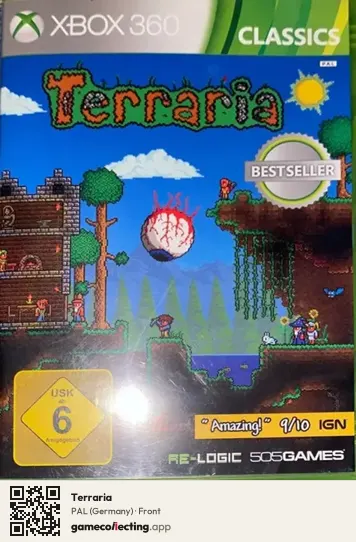Terraria Xbox 360, Germany box front