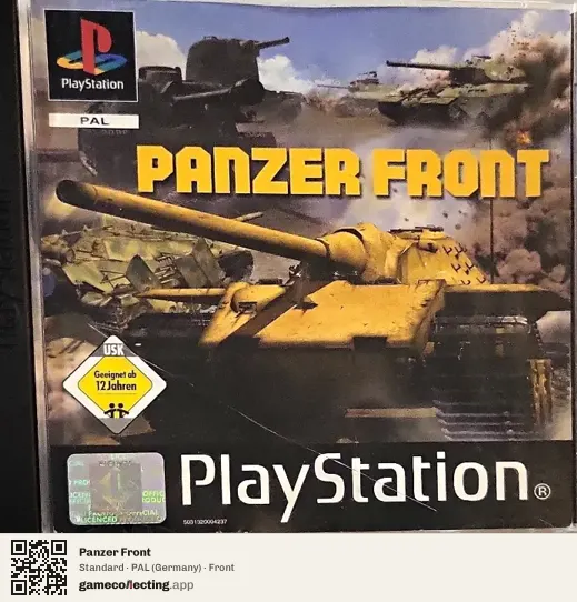 Panzer Front PlayStation, Germany box front