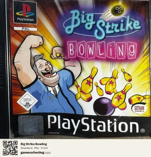 Big Strike Bowling PlayStation, PAL box front