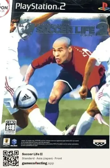 Soccer Life II PlayStation 2, Asia box front