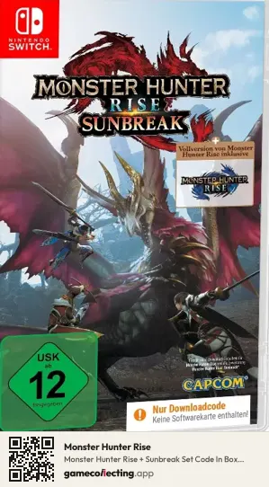 Monster Hunter Rise Nintendo Switch, Germany box front