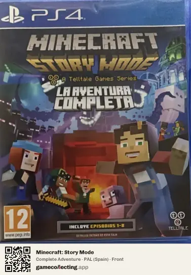 Minecraft: Story Mode PlayStation 4, Spain box front