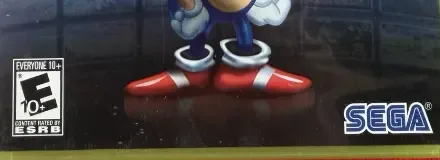Sonic's Ultimate Genesis Collection, the ESRB box on its front