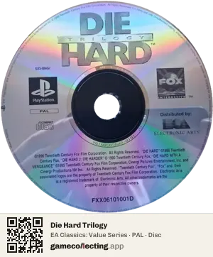 Die Hard Trilogy PlayStation, PAL disc