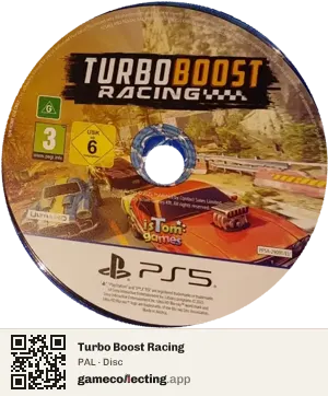 Turbo Boost Racing PlayStation 5, PAL disc