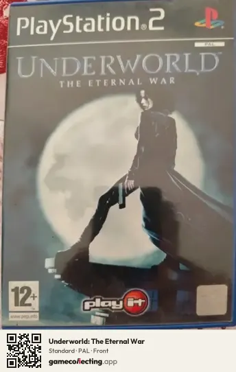Underworld: The Eternal War PlayStation 2, PAL box front