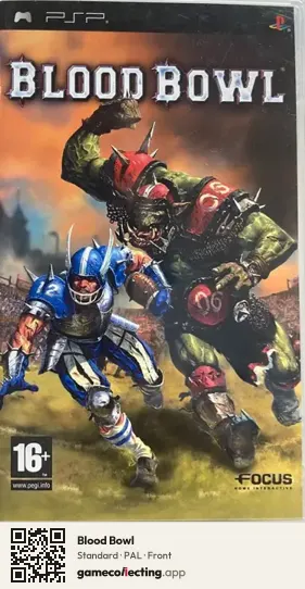 Blood Bowl PlayStation Portable, PAL box front