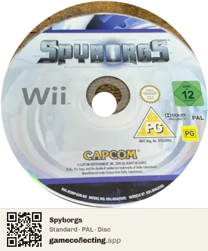 Spyborgs Nintendo Wii, PAL disc