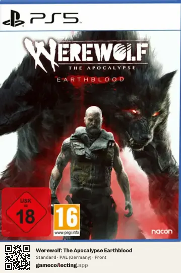 Werewolf: The Apocalypse Earthblood PlayStation 5, Germany box front