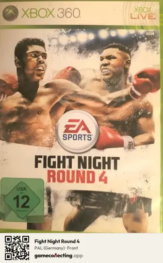 Fight Night Round 4 Xbox 360, Germany box front