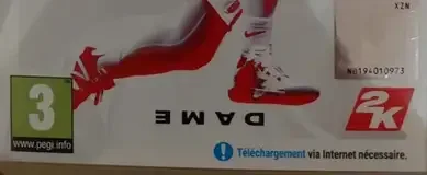 NBA 2K21, the PEGI square on its front