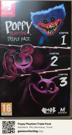 Poppy Playtime Triple Pack Nintendo Switch, Germany box front