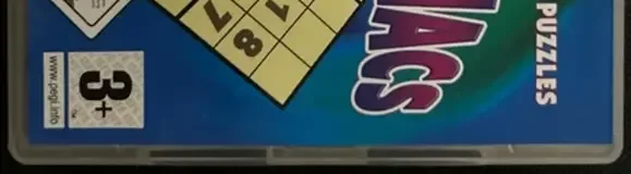 Sudoku Mania, the PEGI square on its front