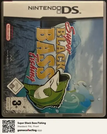 Super Black Bass Fishing Nintendo DS, PAL box front