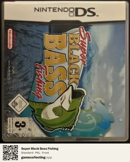 Super Black Bass Fishing Nintendo DS, PAL box front
