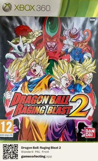 Dragon Ball: Raging Blast 2 Xbox 360, PAL box front