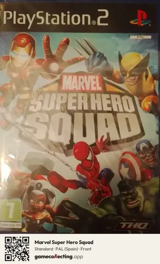 Marvel Super Hero Squad PlayStation 2, Spain box front