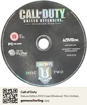 Call of Duty Computer, PAL disc