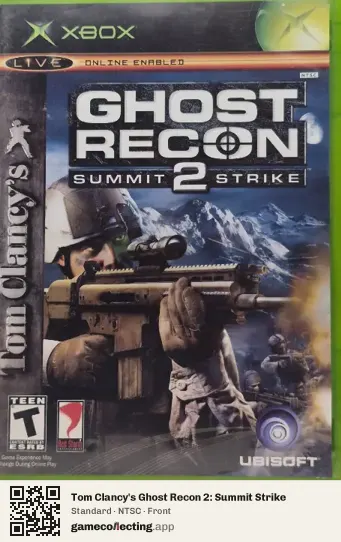 Tom Clancy's Ghost Recon 2: Summit Strike Xbox, NTSC box front